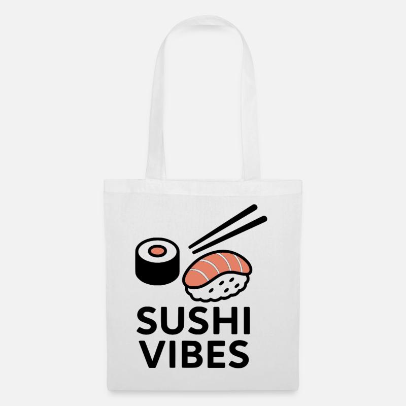 Sushi Vibes - Stoffbeutel - Weiß