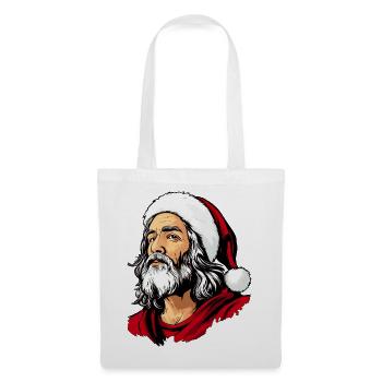 Noël Jésus - Sac en tissu - blanc - Devant