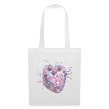 Club d'amour de soi Chrome Heart allemand Y2K - Sac en tissu - blanc - Devant
