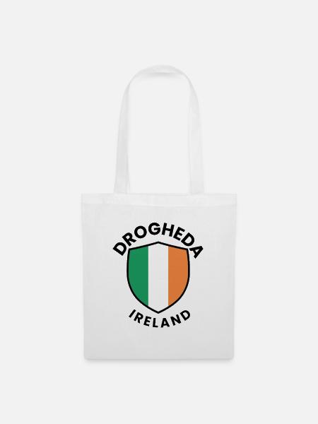 Drogheda-Irland-Schild - Stoffbeutel - Weiß