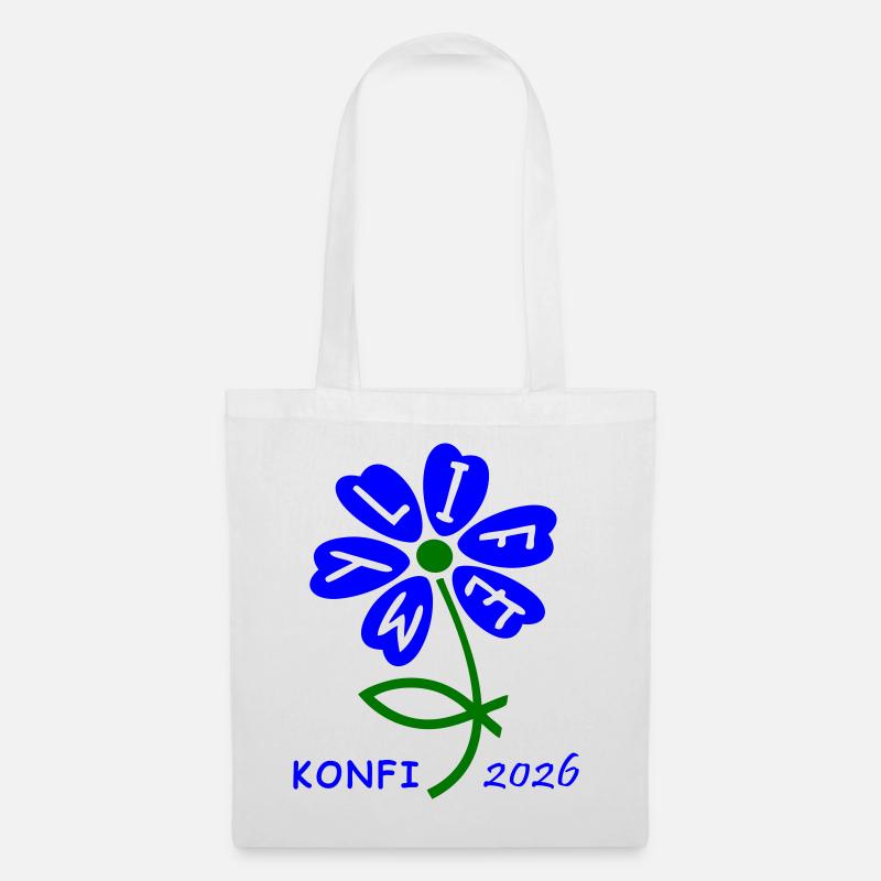 Konfirmation 2026 - Stoffbeutel - Weiß