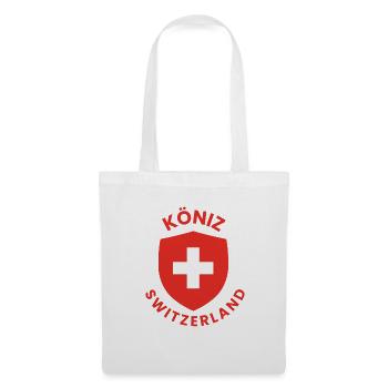 Köniz Switzerland Shield Emblem - Tote Bag - white - Front