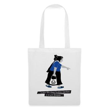 AJERŠEKA - Sac en tissu - blanc - Devant