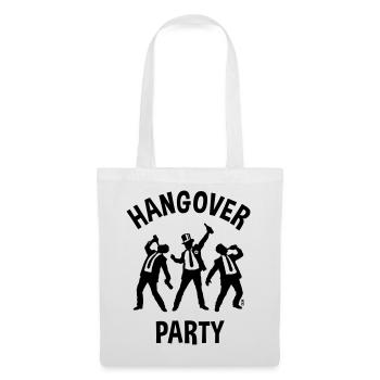 Hangover Party (JGA Junggesellenabschied Bier B) - Stoffbeutel - Weiß - Vorne