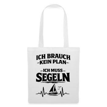 Voile - Sac en tissu - blanc - Devant