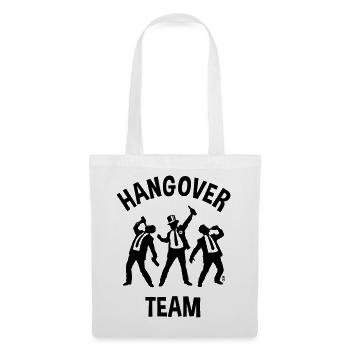 Hangover Team (JGA Junggesellenabschied Bier / B) - Stoffbeutel - Weiß - Vorne