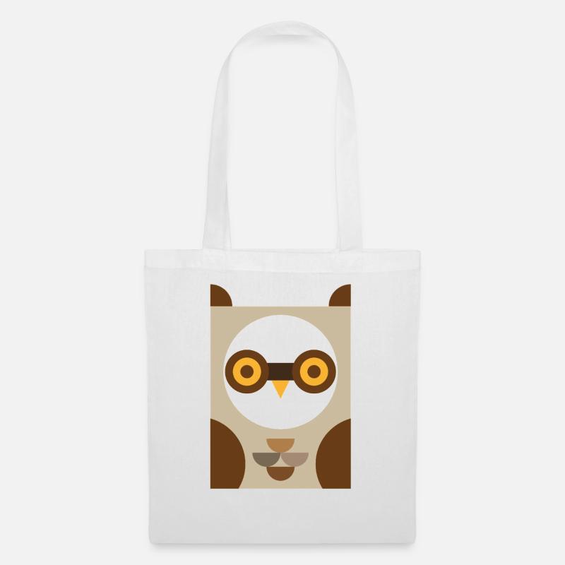 Owl - Tote Bag - white