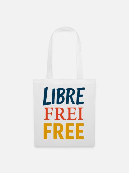 Libre - Stoffbeutel - Weiß