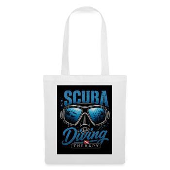 Scuba Diving Therapie - Stoffbeutel - Weiß - Vorne