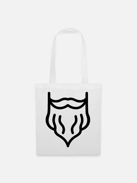 Beard - Stoffbeutel - Weiß