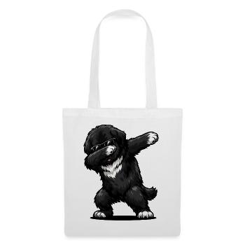 Dabbing Newfoundland in Comic Style - Tote Bag - white - Front