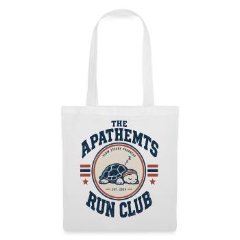 APATHETMTS Run Club Schildkröte - Stoffbeutel - Weiß - Vorne