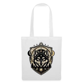 Wolf Crest Geometric Shield - Stoffbeutel - Weiß - Vorne