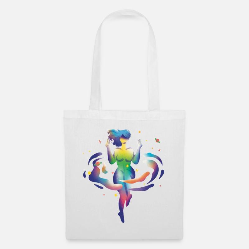 Space Girl - Stoffbeutel - Weiß