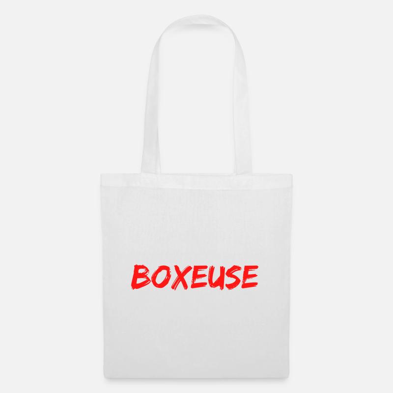 Boxeuse - Sac en tissu - blanc
