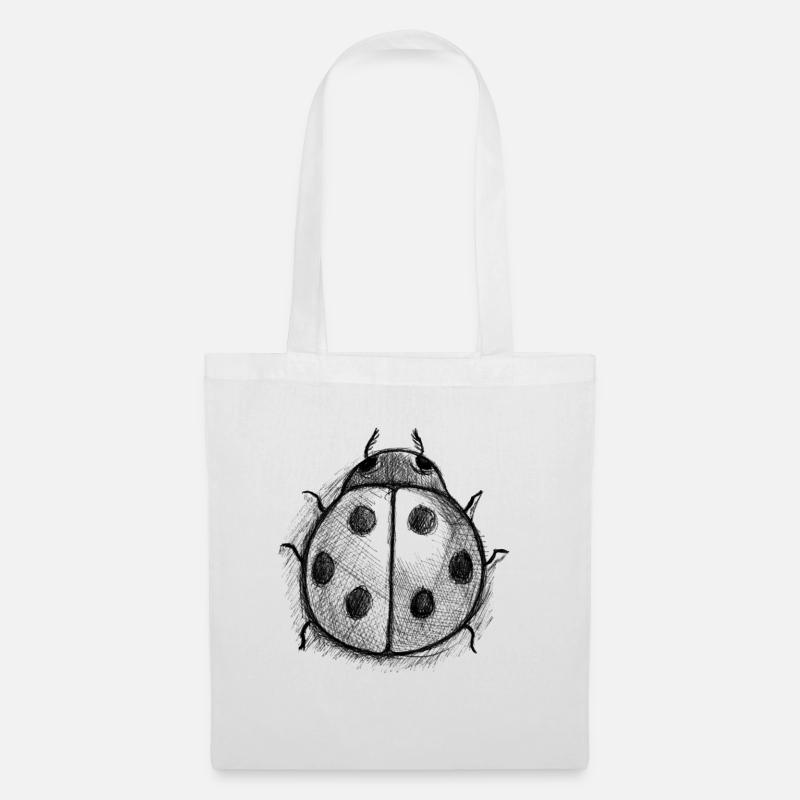 ladybug - Tote Bag - white