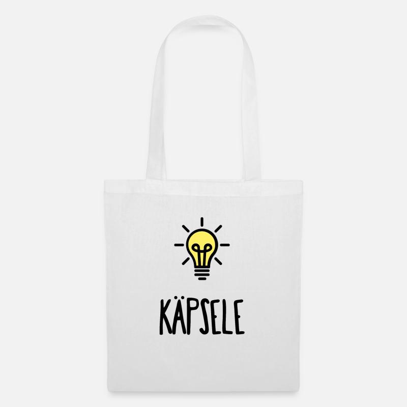Käpsele - Stoffbeutel - Weiß