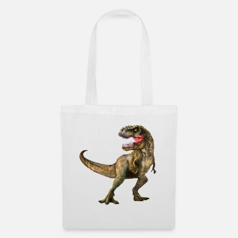 T-REX ! - Stoffbeutel - Weiß