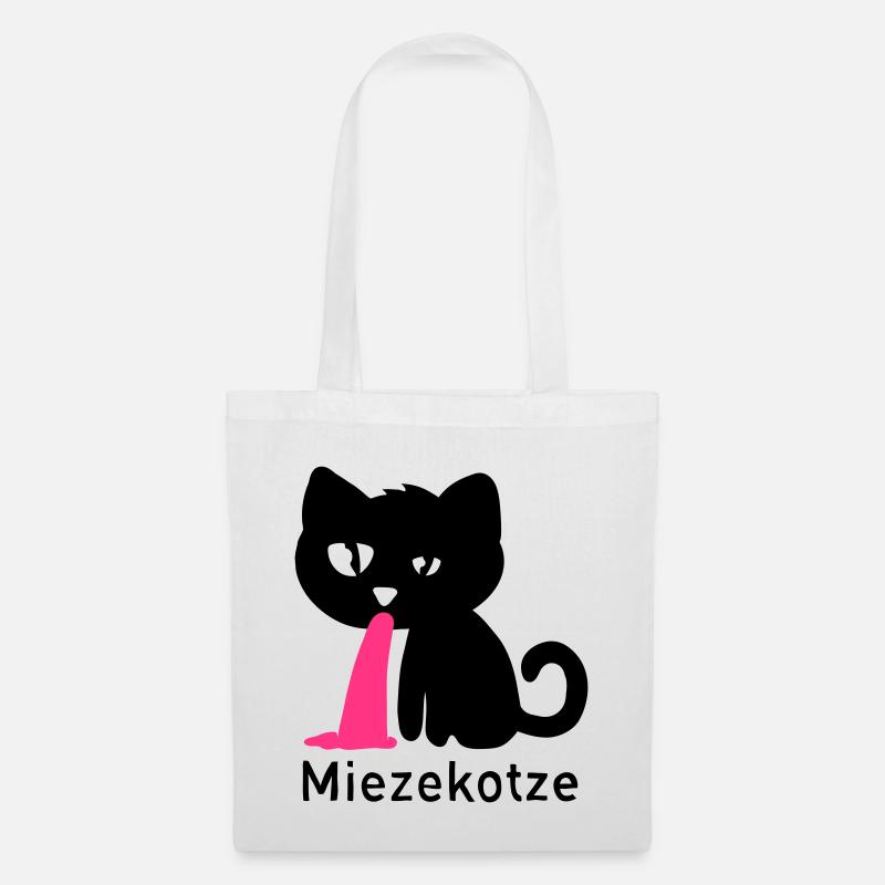 Miezekotze - Stoffbeutel - Weiß