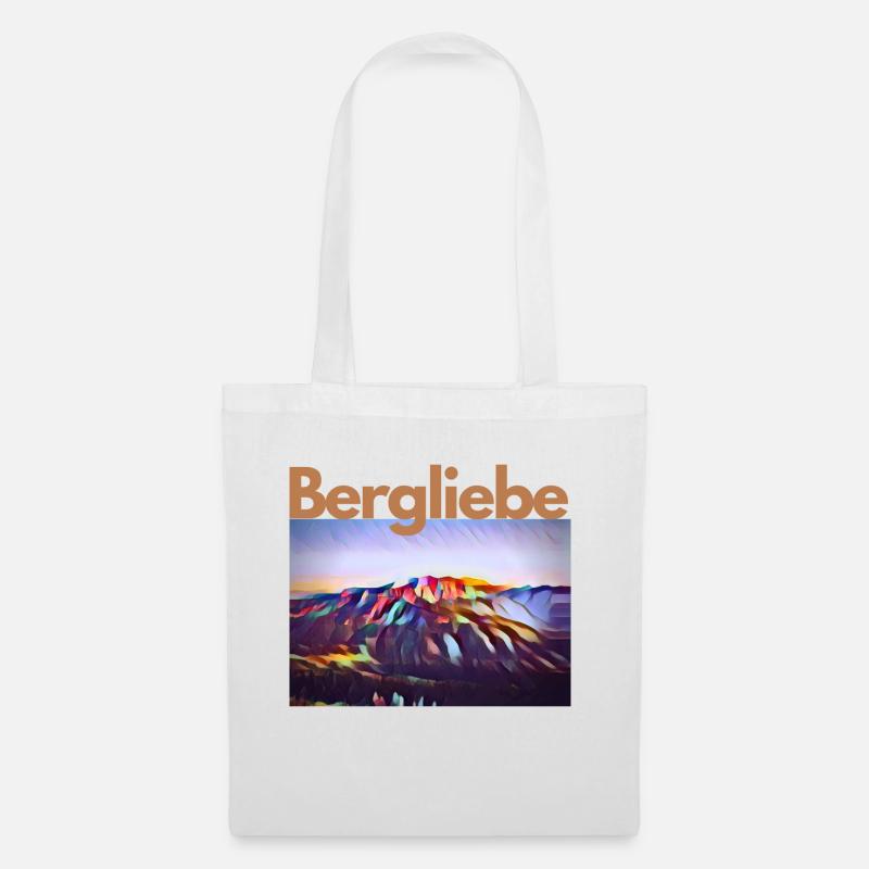 Sehnsucht nach den Bergen - Stoffbeutel - Weiß