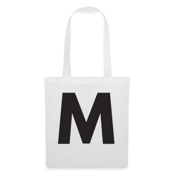 M - Stoffbeutel - Weiß - Vorne