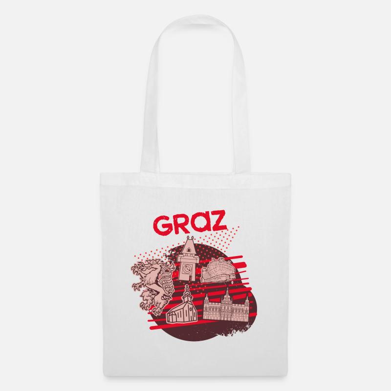 Stadt Graz - Stoffbeutel - Weiß