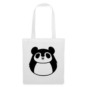 Panda - Sac en tissu - blanc - Devant