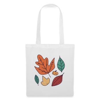Embrassez la Beauté de l'Automne - Sac en tissu - blanc - Devant