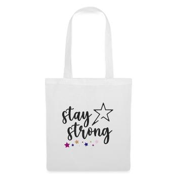 Restez fort - Sac en tissu - blanc - Devant