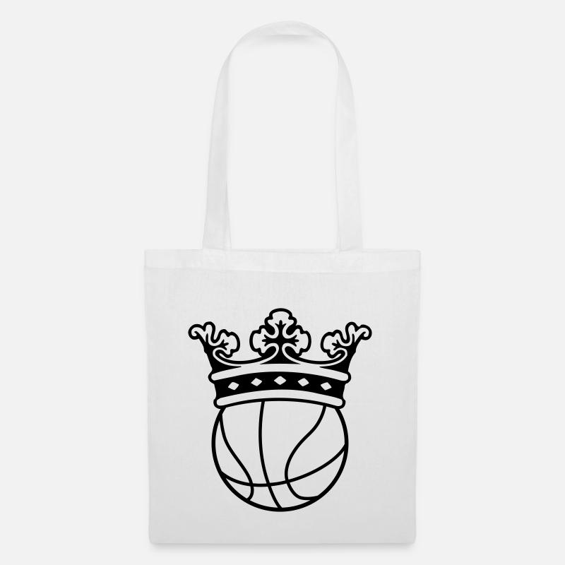 Basketball crown - Stoffbeutel - Weiß