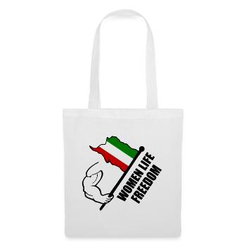 Women life freedom - Sac en tissu - blanc - Devant