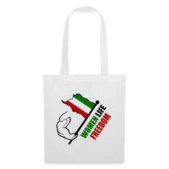Women life freedom - Sac en tissu - blanc - Devant