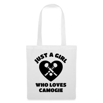 Just a girl who loves camogie. - Tote Bag - white - Front