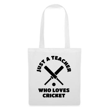 Juste un professeur qui aime le cricket - Sac en tissu - blanc - Devant