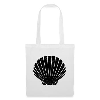 Scallop Camino - Camino de Santiago - Pèlerinage - Sac en tissu - blanc - Devant