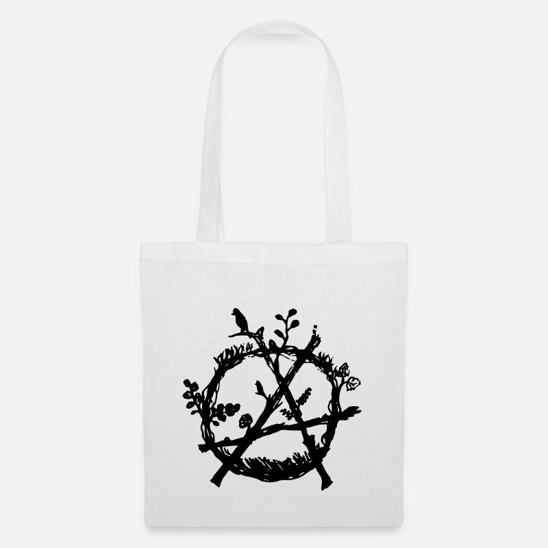 green anarchy eco - Sac en tissu - blanc