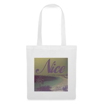 Nice vintage - Sac en tissu - blanc - Devant