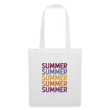 Été Été Été Plaisir d’été Cadeaux d’été - Sac en tissu - blanc - Devant