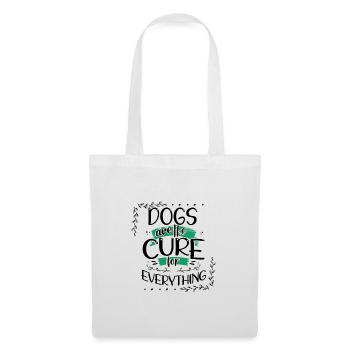 Dog Lover Gifts Dogs are the Cure for Everything - Tote Bag - white - Front