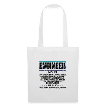 Engineer Gifts Precision Guesswork Wizard - Tote Bag - white - Front