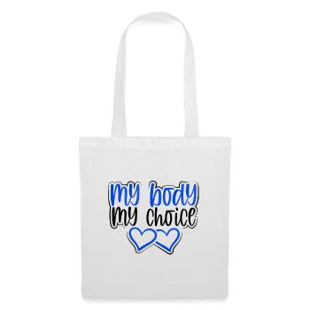 My Body My Choice Pro Choice Cadeau pour les droits des femmes - Sac en tissu - blanc - Devant
