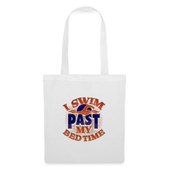 Cadeau de nageur Nager devant mon heure du coucher Nager Les cadeaux de l’équipe - Sac en tissu - blanc - Devant