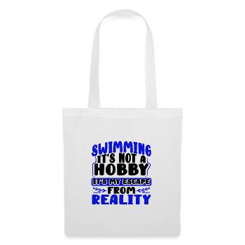 Cadeaux de nageur Natation Pas Hobby Escape de - Sac en tissu - blanc - Devant