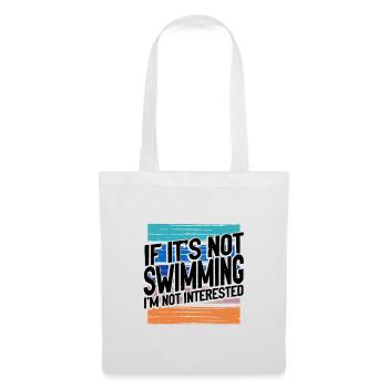 Cadeau de nageur si ce n’est pas la natation pas intéressé - Sac en tissu - blanc - Devant
