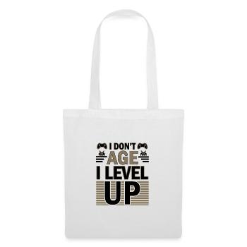 Les cadeaux d’anniversaire des joueurs ne vieillissent pas Jeu de niveau supérieur - Sac en tissu - blanc - Devant