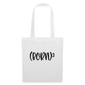 Christian Gift Born 2 Christian Math Humor Born - Tote Bag - white - Front