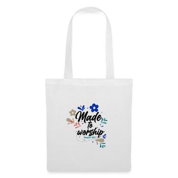 Christianity Made to Worship Christian Gifts - Tote Bag - white - Front