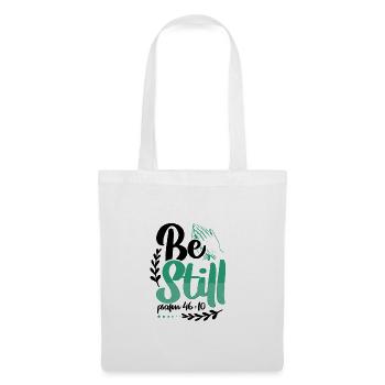 Christianity Be Still Psalm 46 10 Christian Gifts - Tote Bag - white - Front