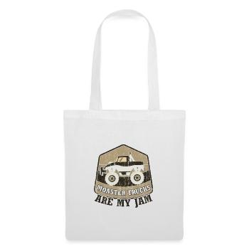 Trucker Gifts Monster Trucks are My Jam Monster - Tote Bag - white - Front