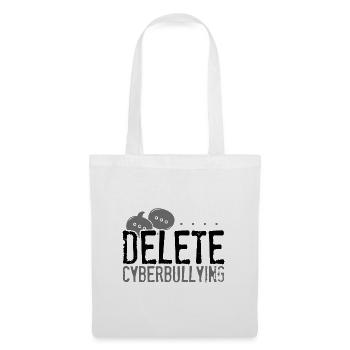Anti Bullying Gifts Delete Cyberbullying Gift Idea - Tote Bag - white - Front